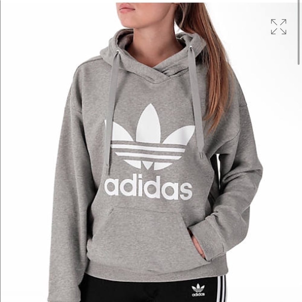 WOMEN'S ADIDAS ORIGINALS RELAXED TREFOIL HOODIE